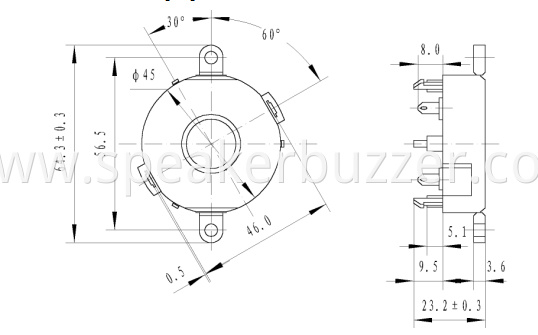 FBPT4524 piezo buzzer